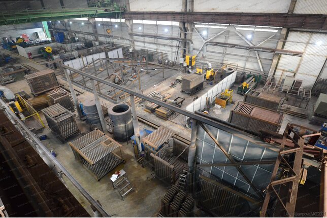 Газовый котел 2.2 МВт производство