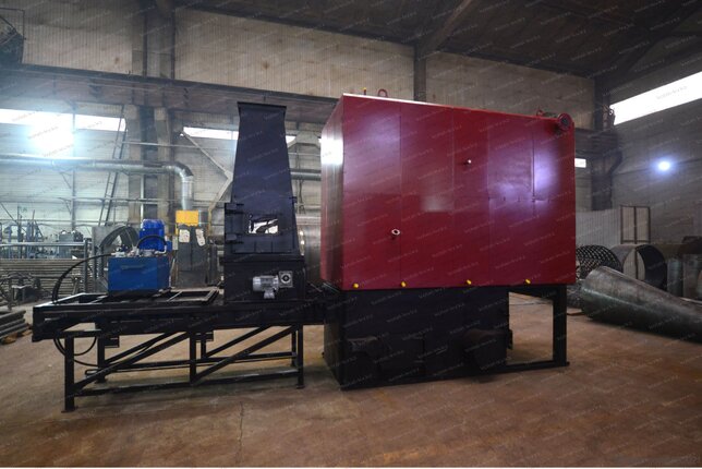 Котел 1450 кВт на опилках с автоматической подачей
