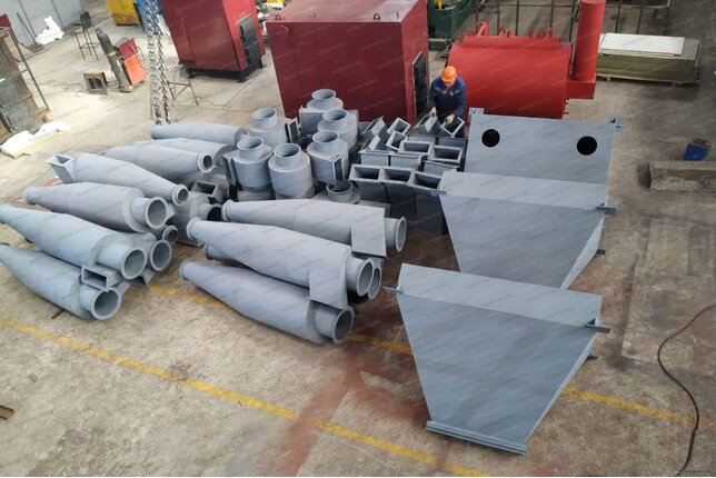 Производство промышленных циклонов ЦН 11 600 2УП