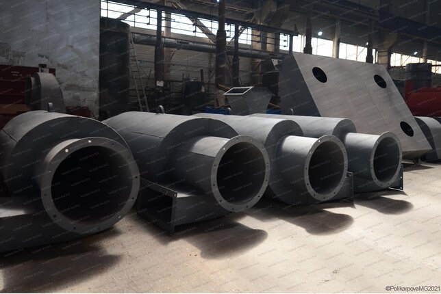 Изготовление промышленных циклонов ЦН 11 900 4СП