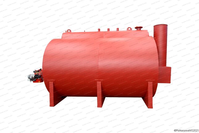 Мазутный жаротрубный котел 700 кг пара в час 115 С