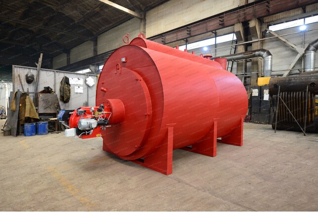 Парогенератор промышленный на газу 1.2 т с температурой 170 С